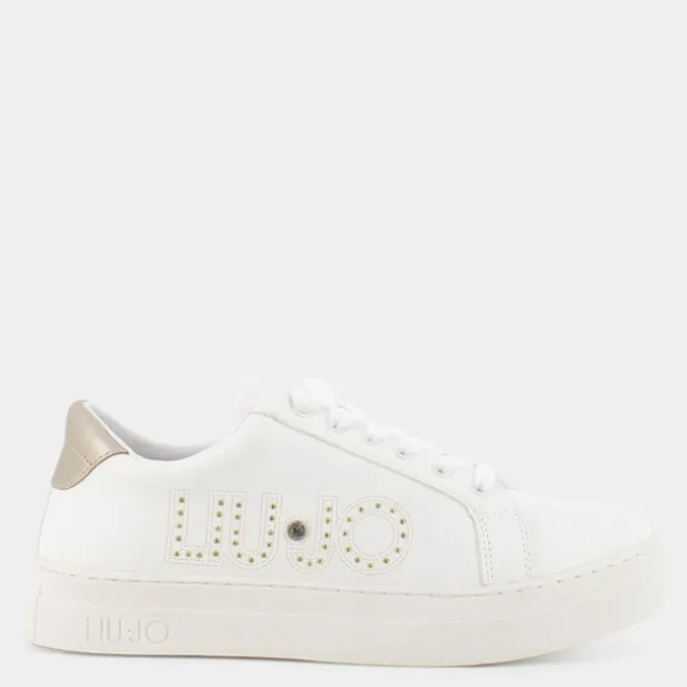 ALICIA- SNEAKERS WHITE/GOLD 4A3703