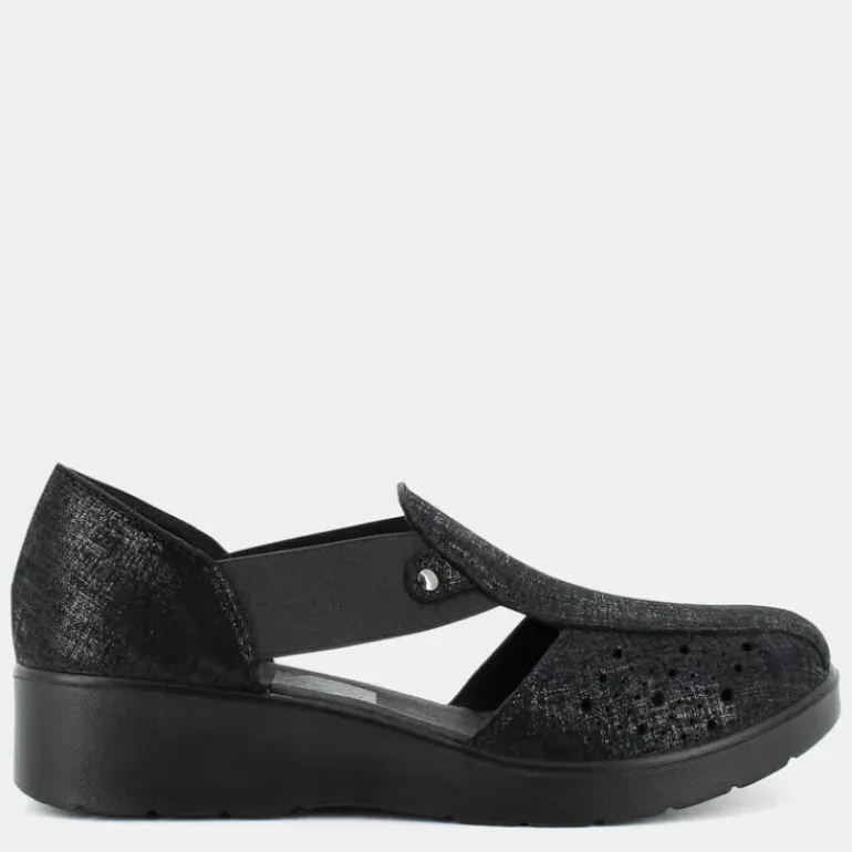 AMALIA- SANDALI NERO IM-E25D-03