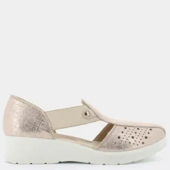 AMALIA- SANDALI PLATINO/BEIGE IM-E25D-03