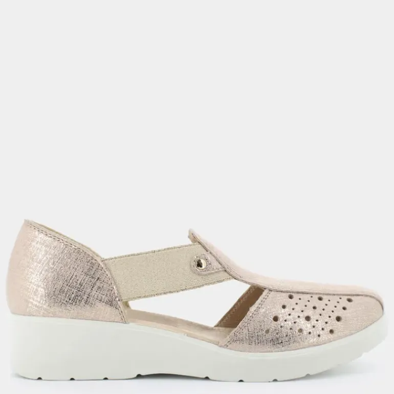 AMALIA- SANDALI PLATINO/BEIGE IM-E25D-03