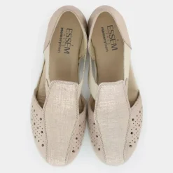 AMALIA- SANDALI PLATINO/BEIGE IM-E25D-03