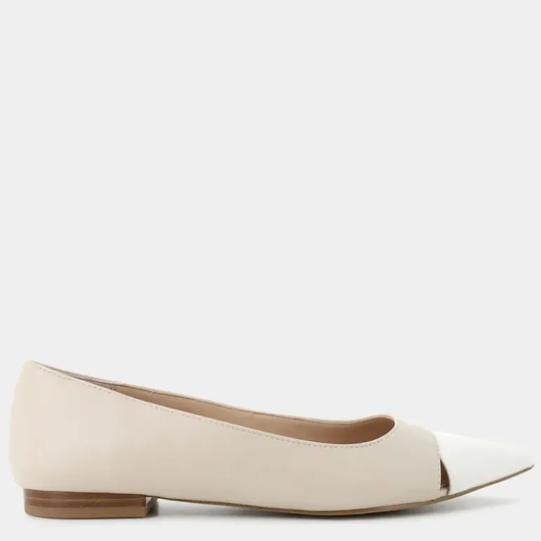 BALLERINA BIANCO-BEIGE ME-E25D-07