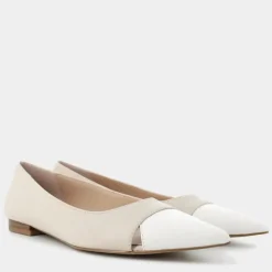 BALLERINA BIANCO-BEIGE ME-E25D-07