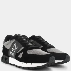 B&W LEGACY- SNEAKERS BLACK+SILVER X8X151 XK354 S972
