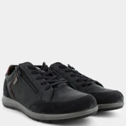 BERRY- SNEAKERS BLU SCURO/COGNAC IM-I24U-08