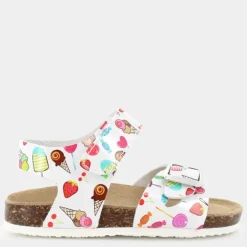BIRKY- PRIMI PASSI BIANCO MULTICOLOR PBK 59320
