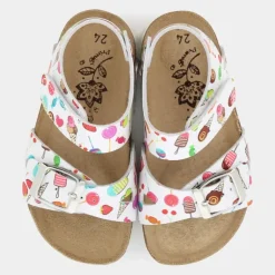 BIRKY- PRIMI PASSI BIANCO MULTICOLOR PBK 59320