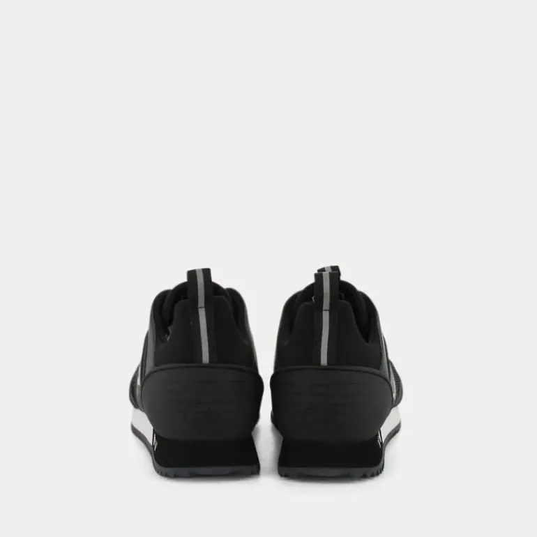BLACK&WHITE- SNEAKERS BLACK X8X027 XK050 A120