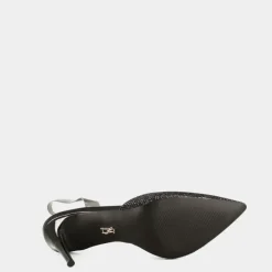 BLACK- SANDALI CRYSTAL TRASPARENTE LUCYLE
