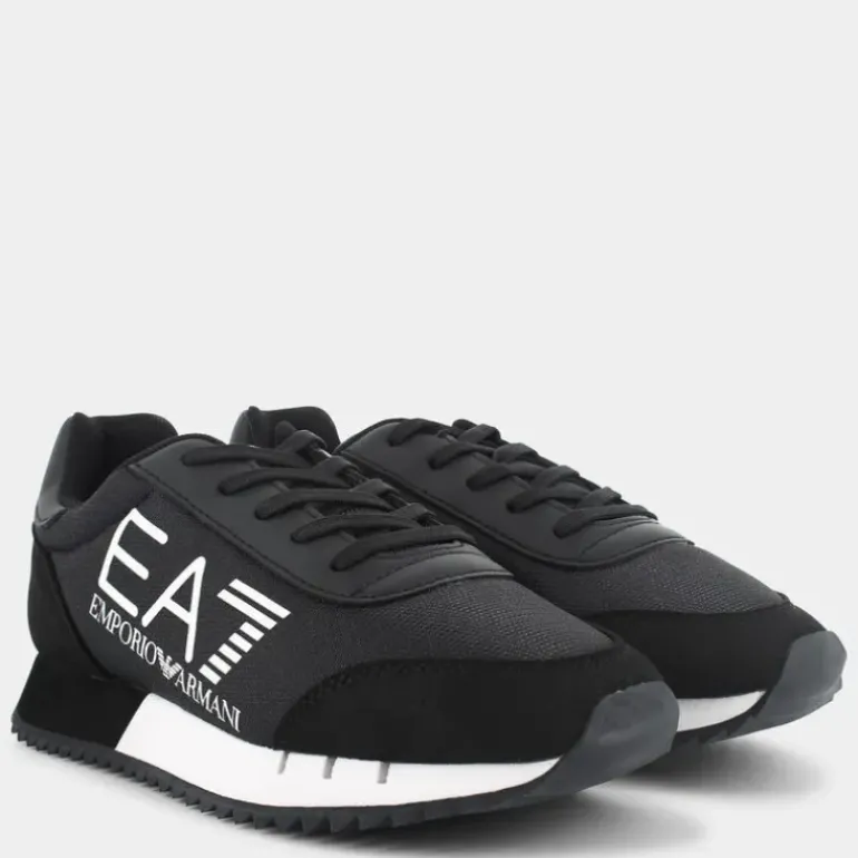 BLACK WHITE LACES- SNEAKERS NERO XSX107XOT56A120
