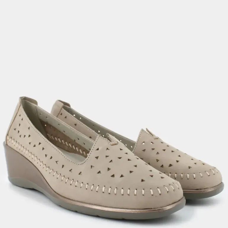 BP ARIS- MOCASSINI BEIGE WR-E25D-03
