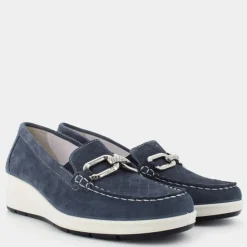 BP MARA- MOCASSINI JEANS BLU IM-E25D-02