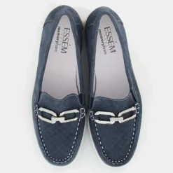 BP MARA- MOCASSINI JEANS BLU IM-E25D-02