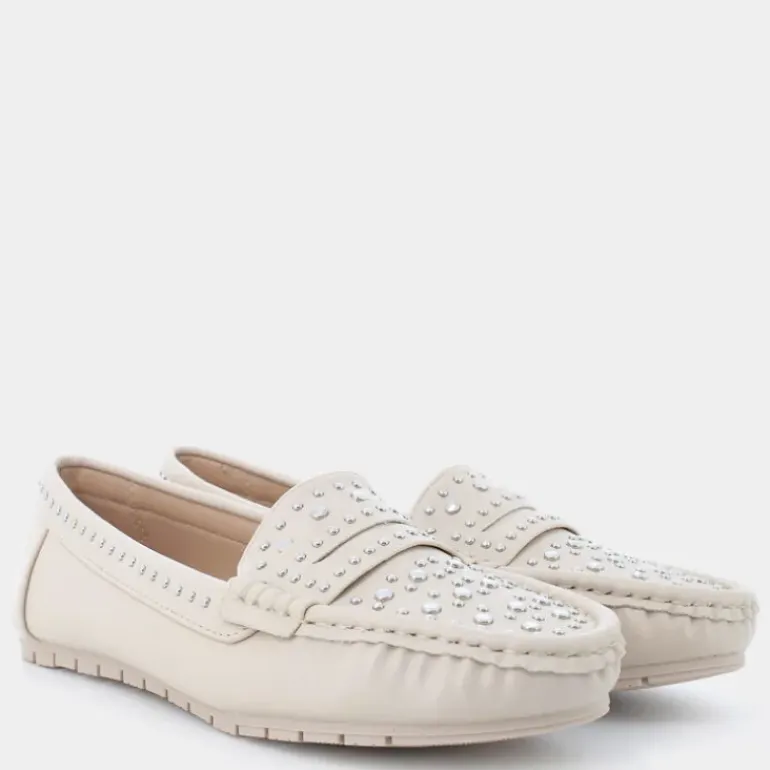 BP- MOCASSINI BEIGE TX-E25D-04