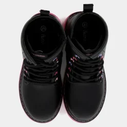 BP- SCARPONCINI E STIVALETTI NERO ROSA ES-I24B-01