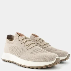 BP- SNEAKERS BEIGE CHIARO/COGNAC IM-E25U-09