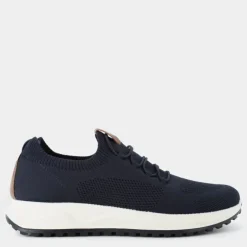 BP- SNEAKERS BLU/COGNAC IM-E25U-09