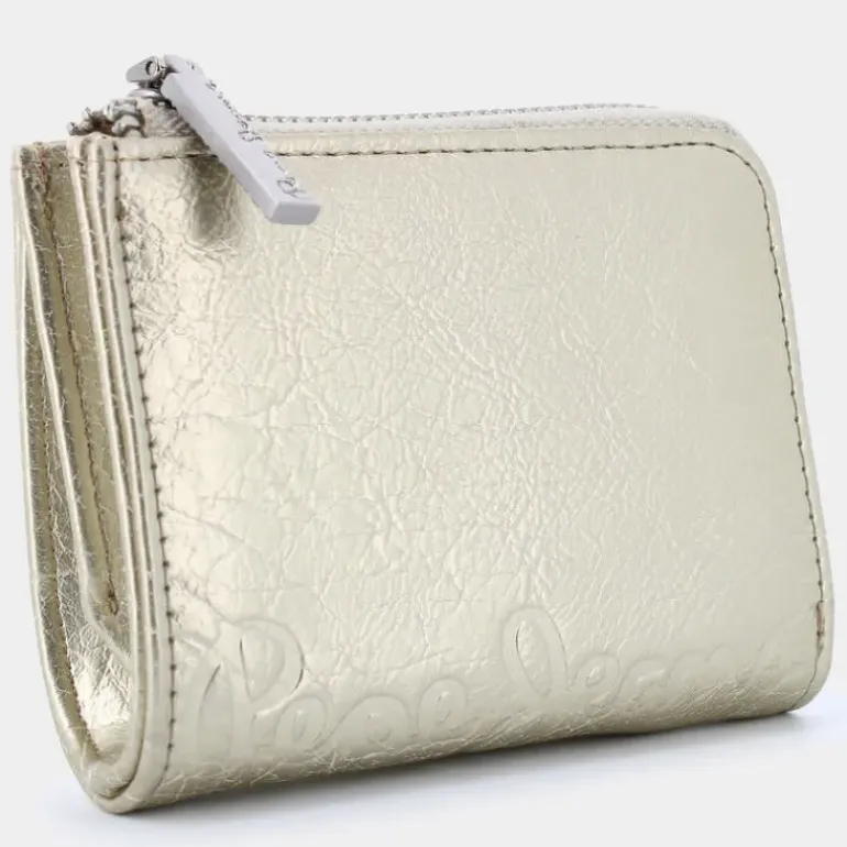 BRIANA WALLET- PICCOLA PELLETTERIA LIGHT GOLD PL070245