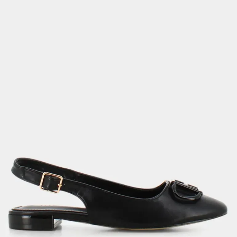 CALF- BALLERINA NERO 8034