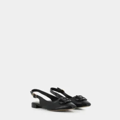 CALF- BALLERINA NERO 8034