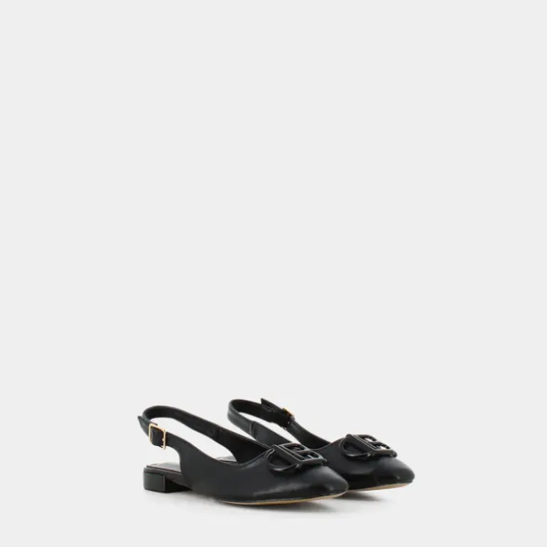 CALF- BALLERINA NERO 8034