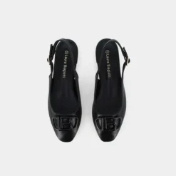 CALF- BALLERINA NERO 8034