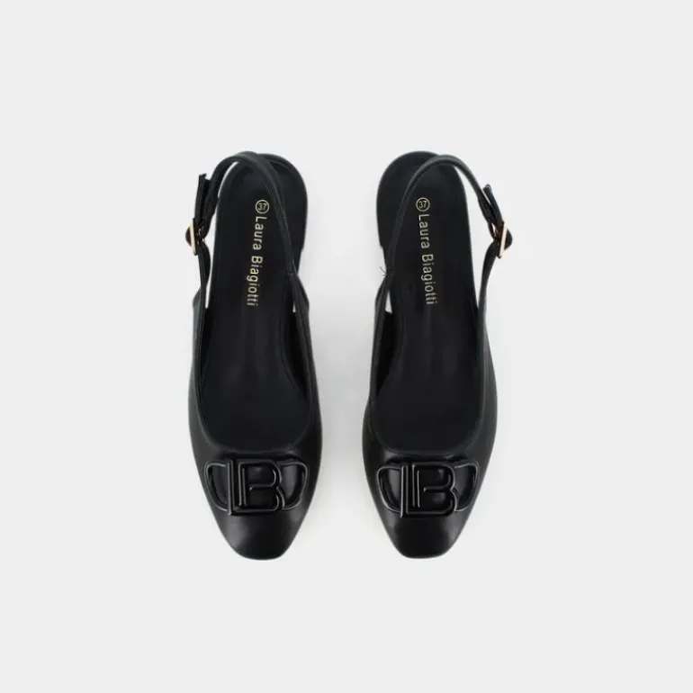 CALF- BALLERINA NERO 8034
