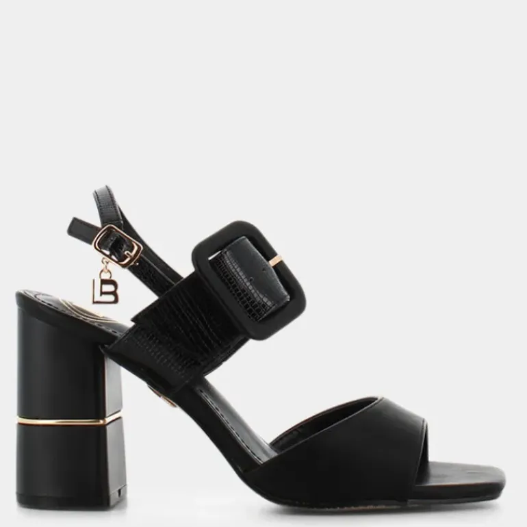 CALF- SANDALI NERO 8107