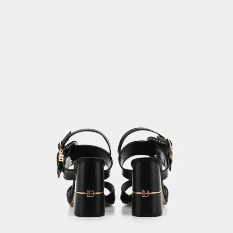 CALF- SANDALI NERO 8107