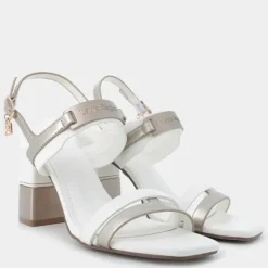 CALF- SANDALI WHITE 9057