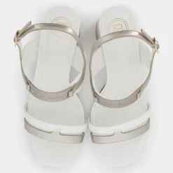CALF- SANDALI WHITE 9057