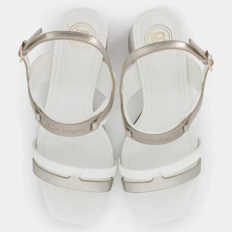 CALF- SANDALI WHITE 9057
