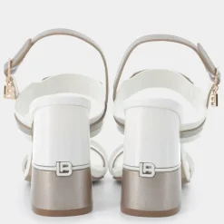 CALF- SANDALI WHITE 9057