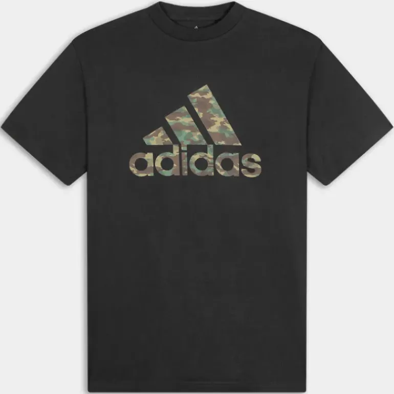 CAMO G- T-SHIRT NERO HS3215