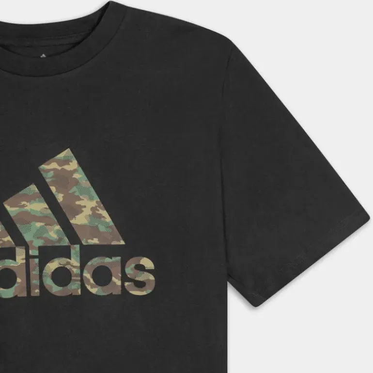 CAMO G- T-SHIRT NERO HS3215