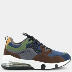 CAM- SNEAKERS VERDE/MARRONE/BLU HZ-I23U-05