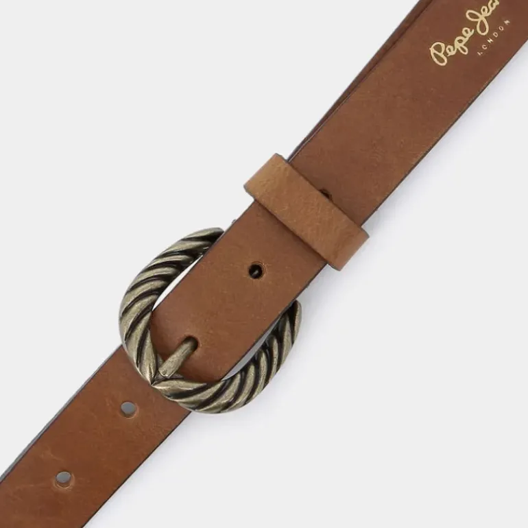 CHARLOTTE BELT- CINTURE TAN BROWN PL020847