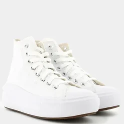 CHUCK TAYLOR MOVE- SPORTIVE BIANCO/AVORIO NATURALE/NERO 568498C