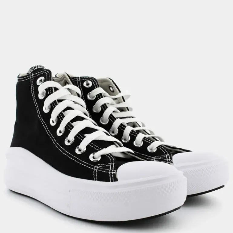 CHUCK TAYLOR MOVE- SPORTIVE BLACK/NATURAL IVORY/WHITE 568497C