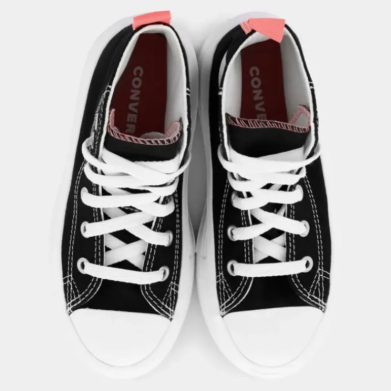 CHUCK TAYLOR MOVE- SPORTIVE NERO/SALE ROSA/BIANCO 371527C