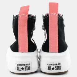 CHUCK TAYLOR MOVE- SPORTIVE NERO/SALE ROSA/BIANCO 371527C