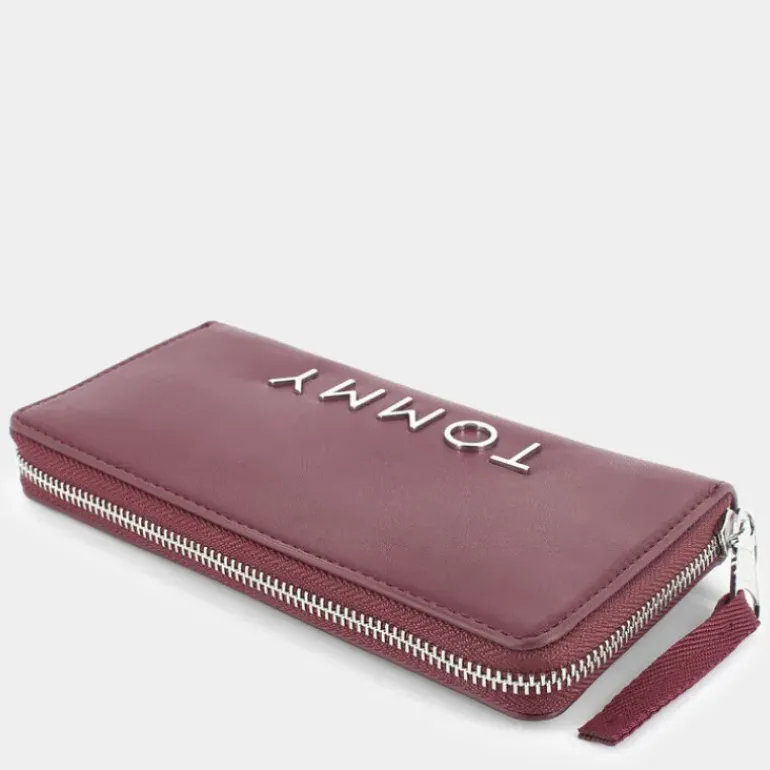 CITY BOLD LARGE ZA- PICCOLA PELLETTERIA DEEP ROUGE 16485-VLP