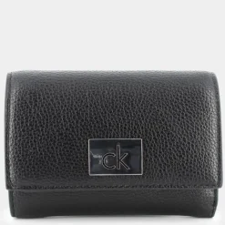 CK PLAQUE- PICCOLA PELLETTERIA BLACK 12834-BEH