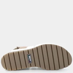 CLAIRE- SANDALI PLATINO/BIANCO 7664644