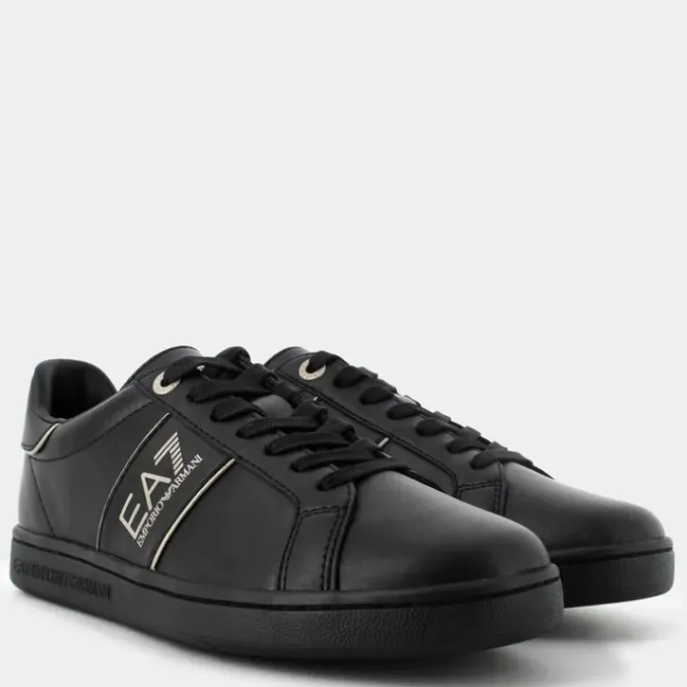 CLASSIC PERF- SNEAKERS TRIPLE BLACK / GOLD X8X102 XK346 M701