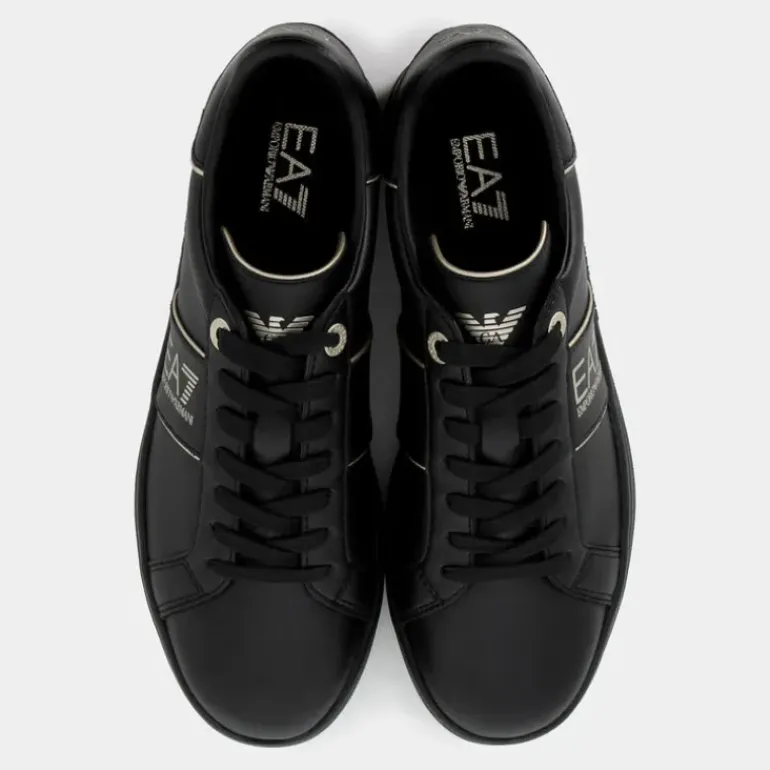 CLASSIC PERF- SNEAKERS TRIPLE BLACK / GOLD X8X102 XK346 M701