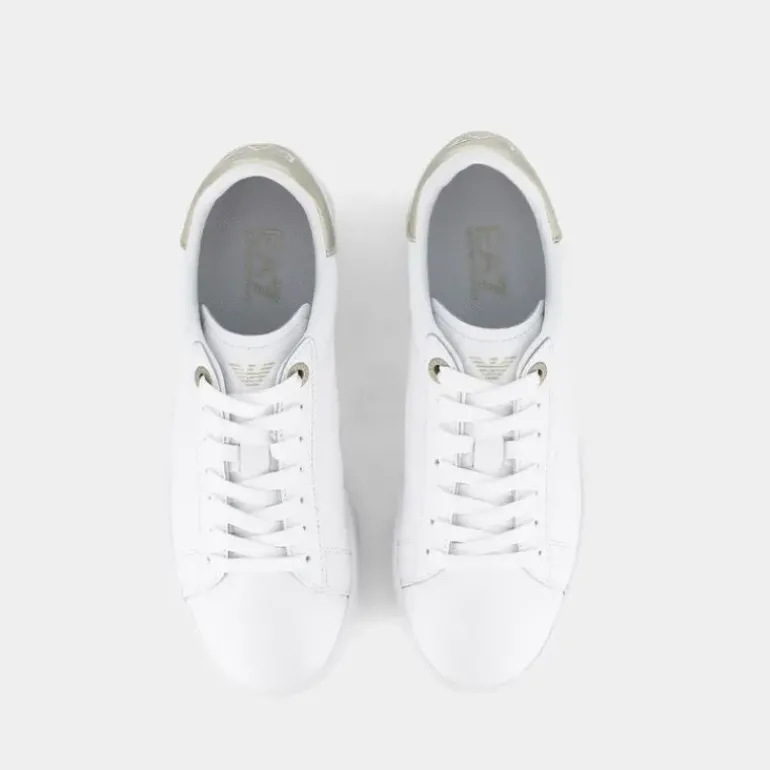CLASSIC- SNEAKERS WHITE/GOLD X8X001