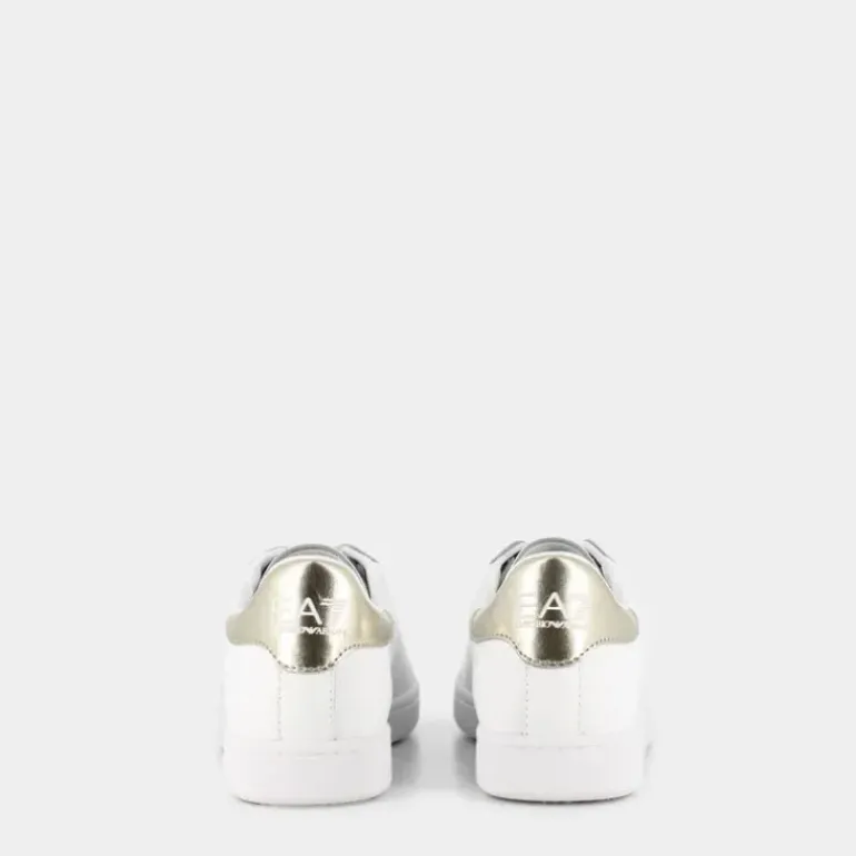 CLASSIC- SNEAKERS WHITE/GOLD X8X001
