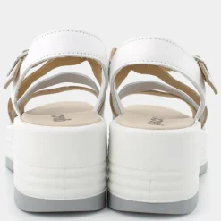 CLEA- SANDALI ARGENTO/BIANCO 7667111