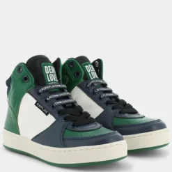 COBRA 6 BOY- SNEAKERS NAVY GREEN OFF WHITE JZ190042S